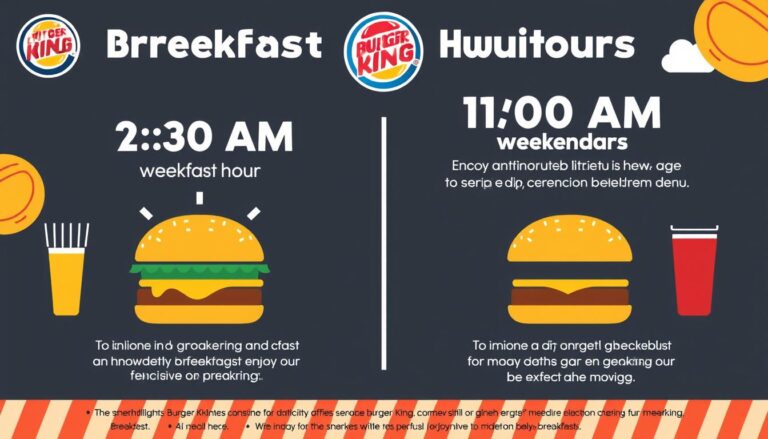 Burger King Breakfast Menu Hours