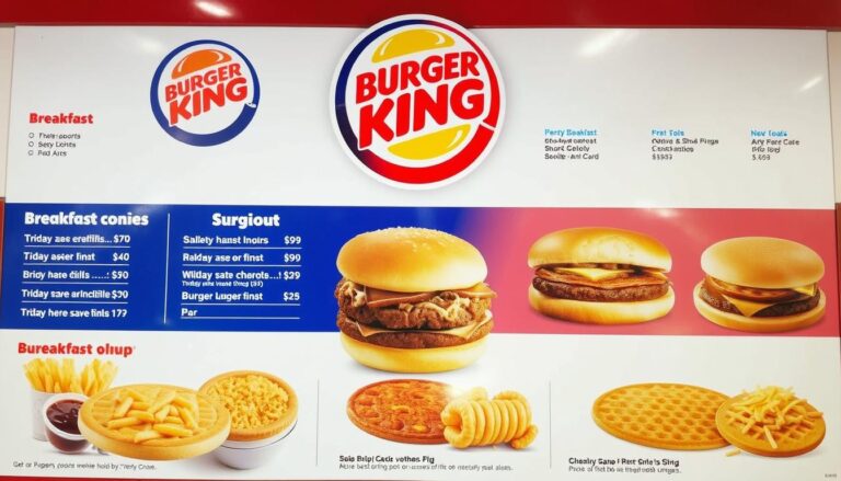 Burger King Breakfast Menu Near Me
