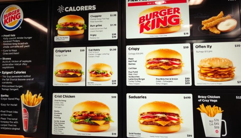 Burger King Menu Calories