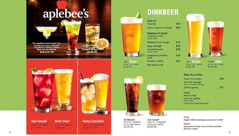 Applebee’s Drink Options with Prices