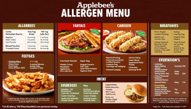 Applebee’s Allergen Menu with Prices (Updated on October 2025)