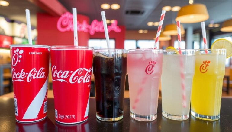 chick fil a drink menu