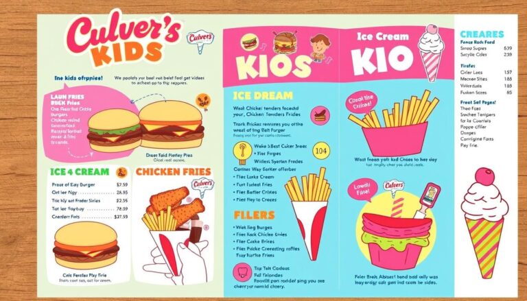 culvers kids menu