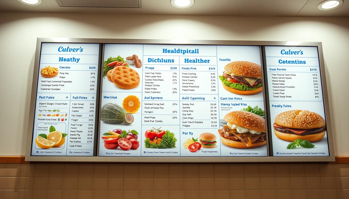 culvers menu nutrition