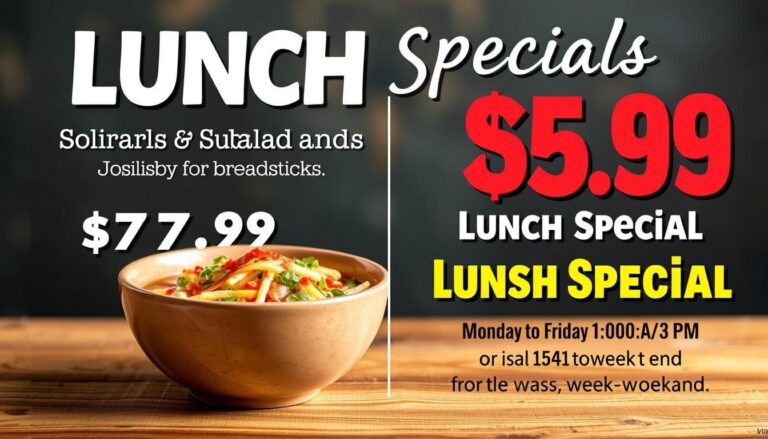 Olive Garden Menu Specials with Prices